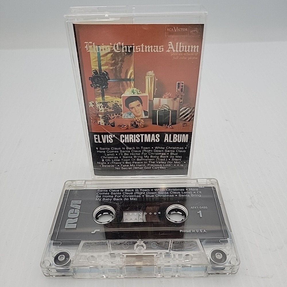 Elvis Presley Elvis Christmas Album Cassette Tape BMG Heritage AFK1-5486 VG+